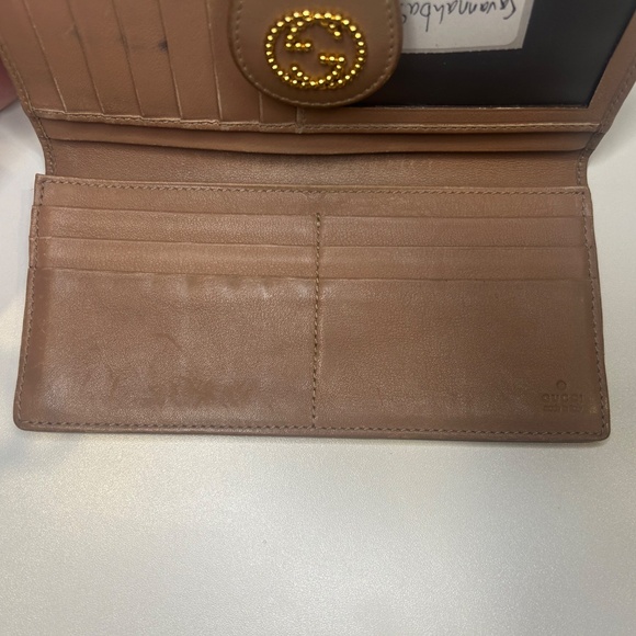 Gucci Women’s Long Wallet – Classic Monogram Canvas with Leather Trim - Picture 4 of 4